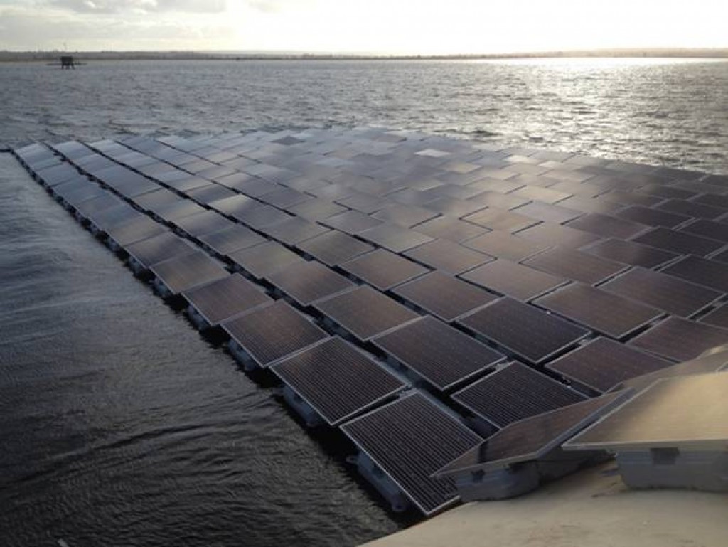 Europe's largest floating solar array is coming to London