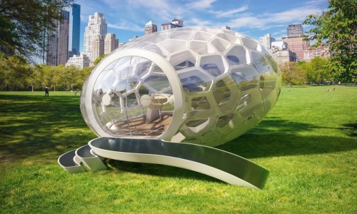 Egg-shaped GreenPod office lets you work from almost anywhere