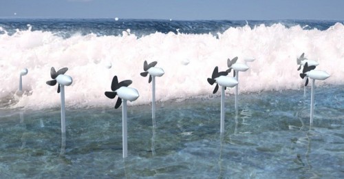 New Japanese turbines harvest wave energy and protect coastlines from erosion