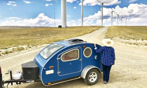 Off-grid camping just got so much better with these solar-powered teardrop trailers