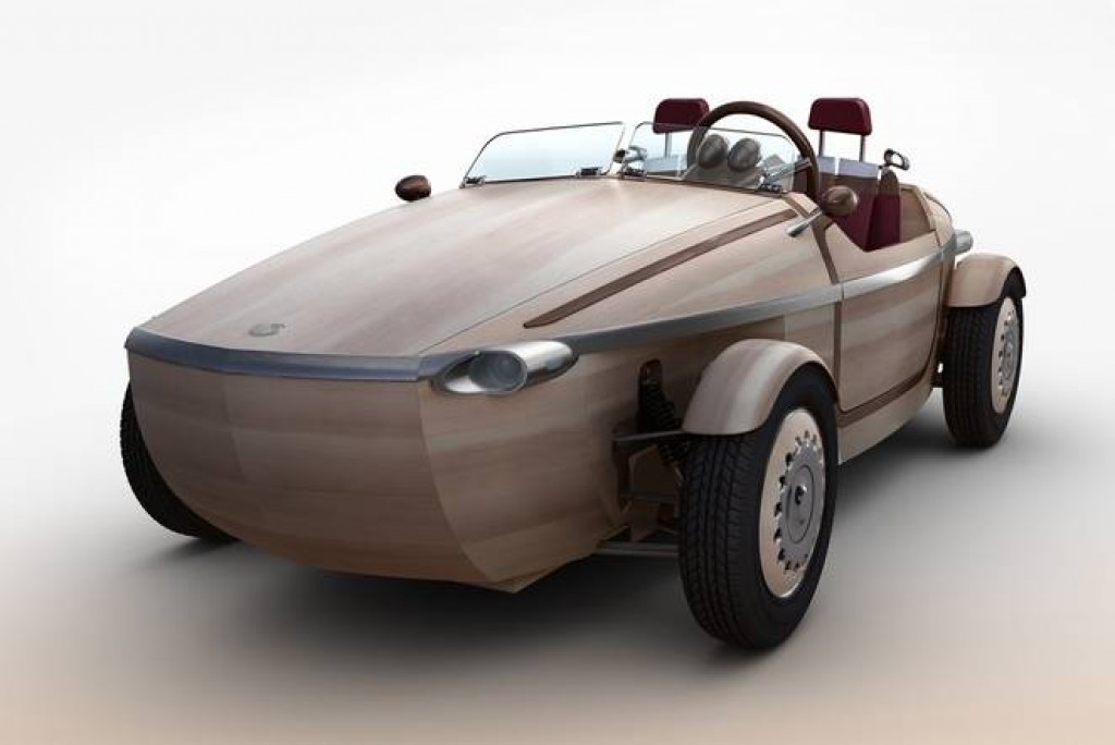 The Toyota Setsuna Is A Wooden Electric Car That Will Last 100 Years