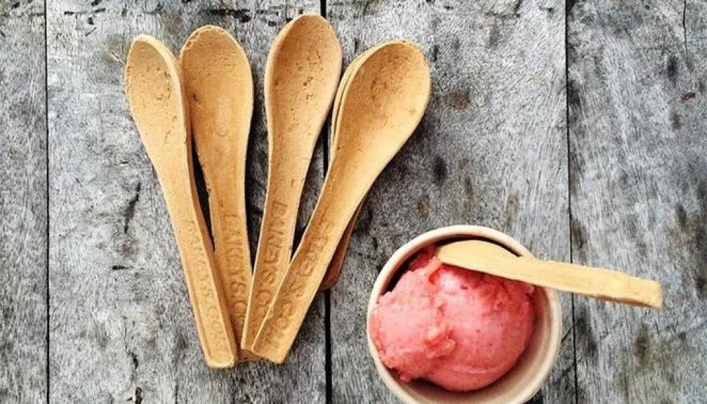 Move over, disposable utensils, because Bakey's edible cutlery is here